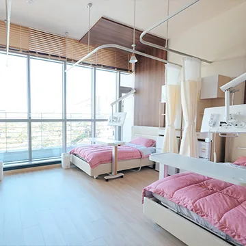 넓고 쾌적한 여성병동