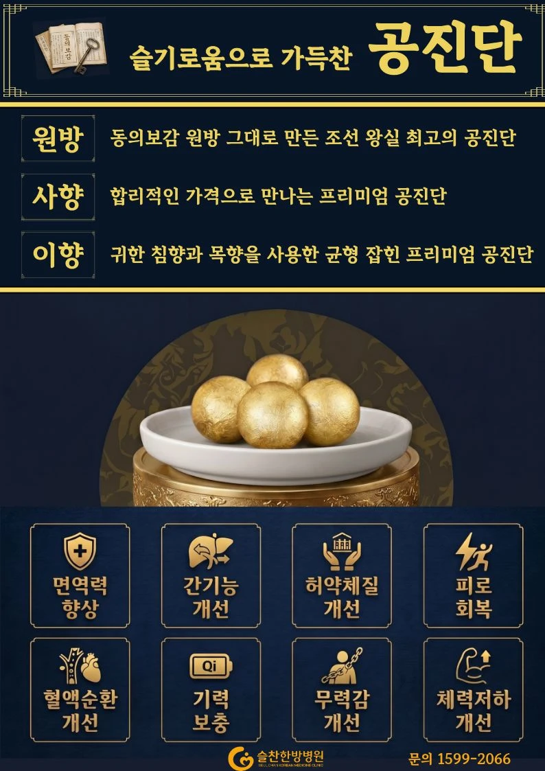 [원기회복] 지친 몸과 마음을 채우는 명품 한약, 공진단