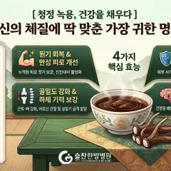 [맞춤보약] 청정 녹용으로 정성껏 다린 맞춤 녹용 탕약